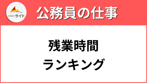 残業時間ランキング